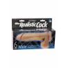 The Realistic Cock - With Removable Vac-u-lock Suction Cup - 6 Inch