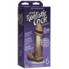 The Realistic Cock - With Removable Vac-u-lock Suction Cup - Ultraskyn - 6 Inch