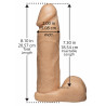 Vac-u-lock - 8 Inch Realistic(r) Cock