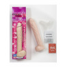 The Naturals - Dildo With Balls With Removable Vac-u-lock Suction Cup