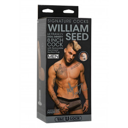 Signature Cocks - William Seed - 8 Inch Ultraskyn Cock With Removable Vac-u-lock Suction Cup