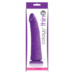 Pleasures Thin 8 Inch Dildo