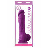 Coloursoft 8 Inch Soft Dildo