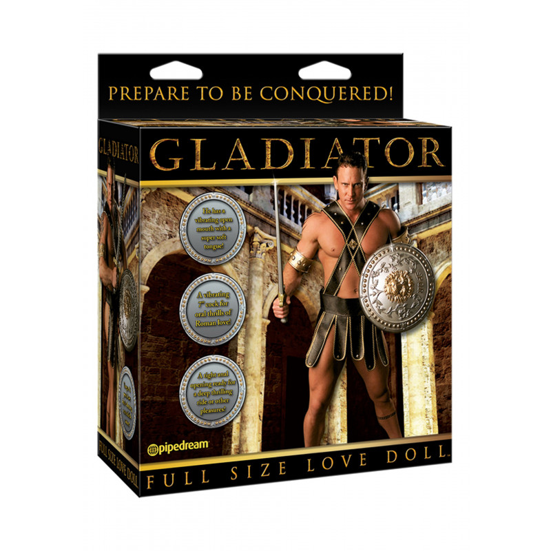 Gladiator Vibrating Doll