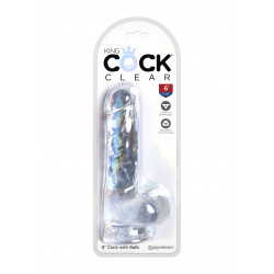 King Cock 6 Inch Cock With Balls