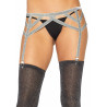 Lurex Elastic Garter Belt