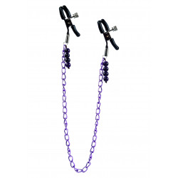 Purple Chain Nipple Clamps