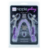 Purple Chain Nipple Clamps