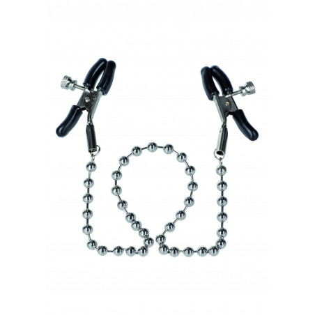 Silver Beaded Nipple Clamps