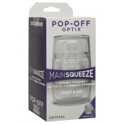 Main Squeeze - Pop-off - Optix - Ultraskyn Compact Stroker - Pussy & Ass