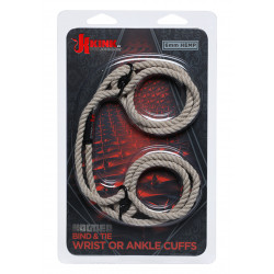 Kink - Hogtied - Bind & Tie - 6mm Hemp Wrist Or Ankle Cuffs