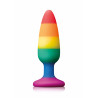 Pleasure Plug Rainbow Medium