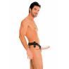 Vibrating Hollow Strap-on - 6 Inch