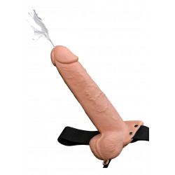 9in Hollow Squirting Strap On