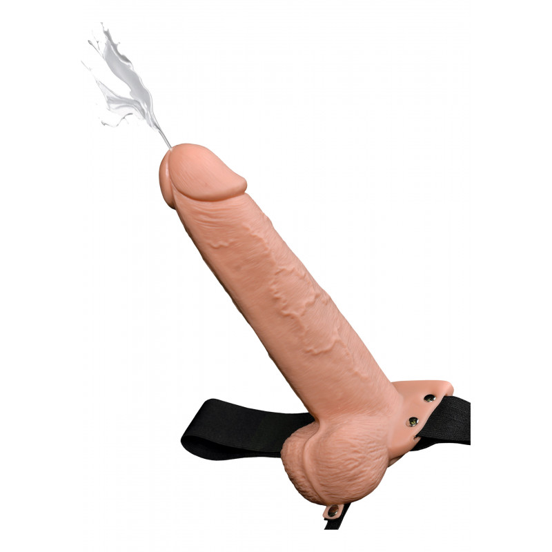 9in Hollow Squirting Strap On