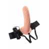 8 Inch Vibrating Hollow Strap-on