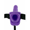 7 Inch Vibrating Hollow Strap-on