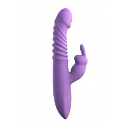 Her Thrusting Silicone Rabbit