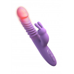 Her Thrusting Silicone Rabbit