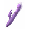 Her Thrusting Silicone Rabbit