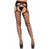 Diamond Net Opaque Stockings