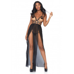 Cage Maxi Dress And G-string