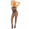 Lace Bodystocking With Cut Out