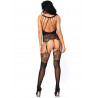 Strappy Rose Bodystocking