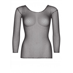 Long Sleeves Fishnet Top