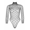 Turtleneck Fishnet Teddy