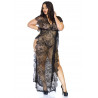 Lace Kaften Robe And Thong +