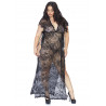 Lace Kaften Robe And Thong +