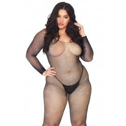 Crystalized Net Bodystocking +