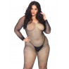 Crystalized Net Bodystocking +