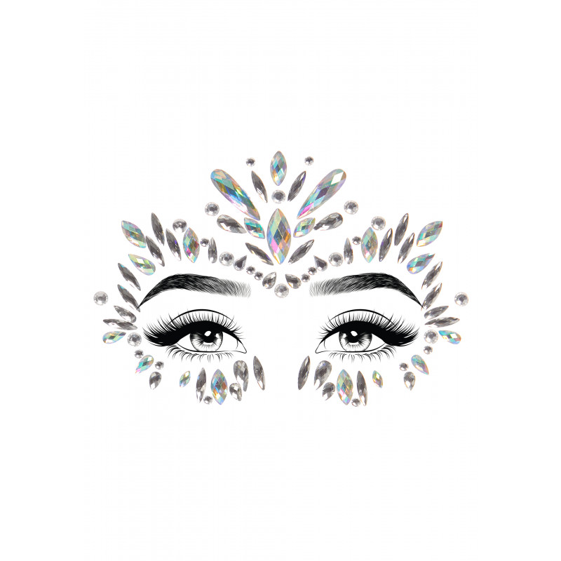 Iris Face Jewels Sticker