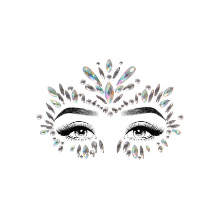 Iris Face Jewels Sticker