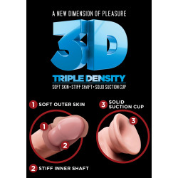 Triple Density Cock 8 Inch