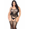 Lace Suspender Bodystocking +