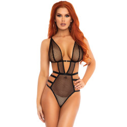 Net Cut Out G-string Teddy