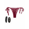 Remote Control Lace Thong Set