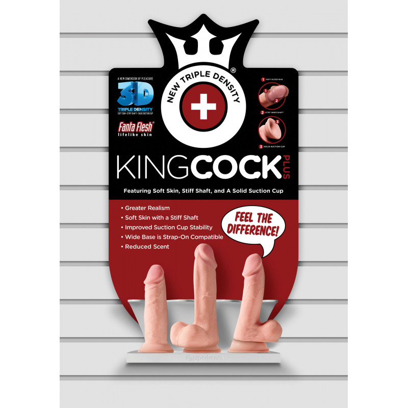 Large King Cock Plus 3ddisplay