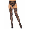 Scroll Lace Garterb. Stockings