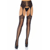 Lace Up Garterbelt Stockings