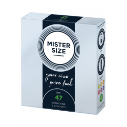 Mister Size 47mm Condoms 3pcs