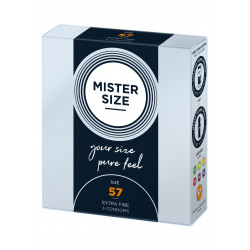 Mister Size 57mm Condoms 3pcs