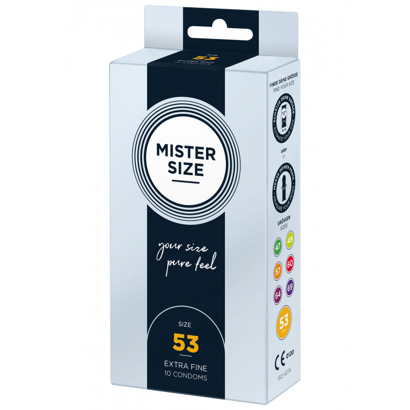 Mister Size 53mm Condoms 10pcs