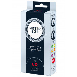 Mister Size 60mm Condoms 10pcs